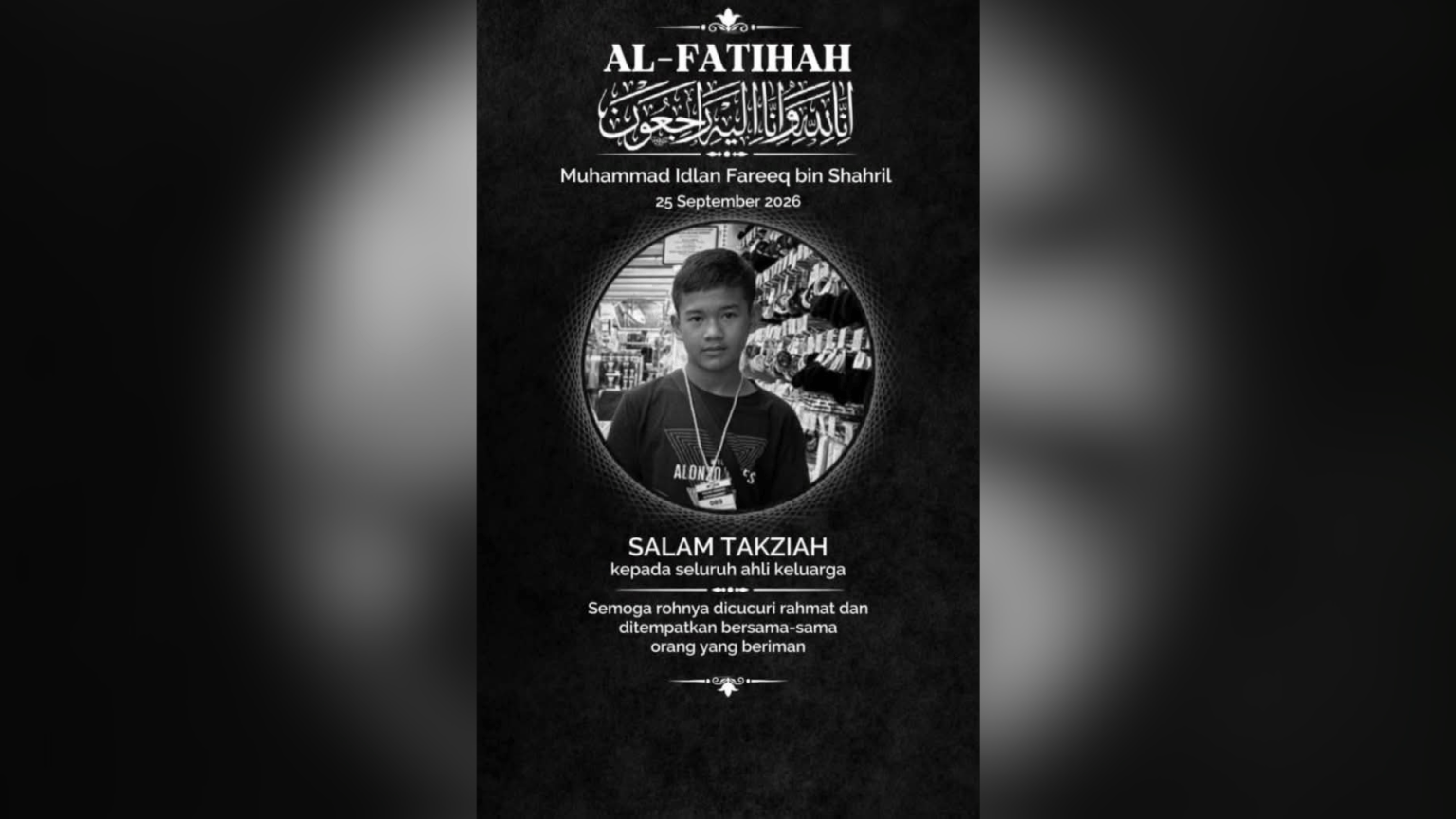 Pelajar Tingkatan Dua Meninggal Dunia Dipercayai dibuli Senior